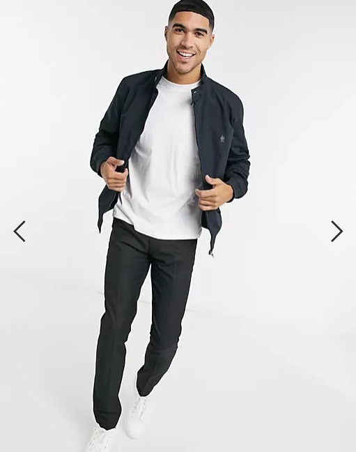 French Connection Harrington Jacket in Navy Men s Fashion Coats