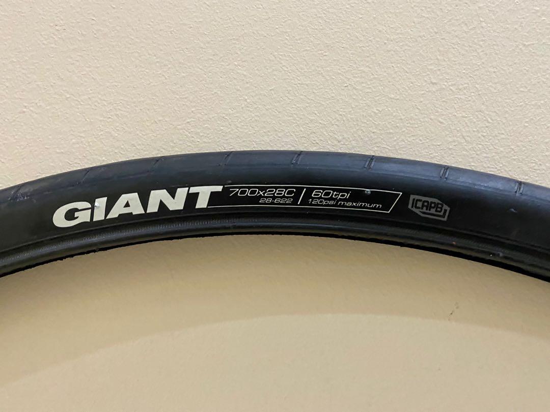 Giant road tyres store