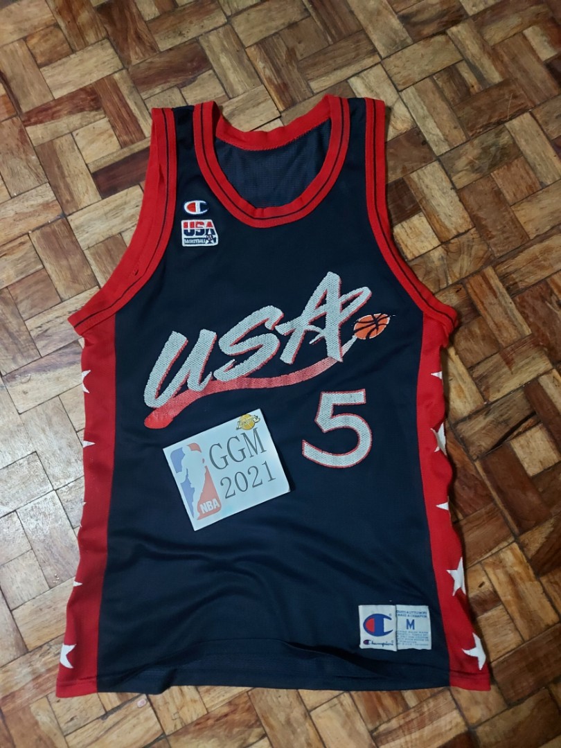 Grant Hill USA champion Jersey, Men's Fashion, Tops & Sets, Tshirts & Polo  Shirts on Carousell