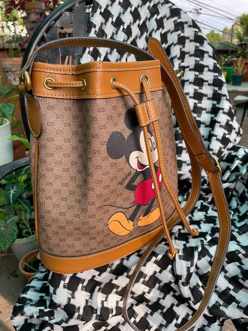 Gucci disney bucket on sale bag