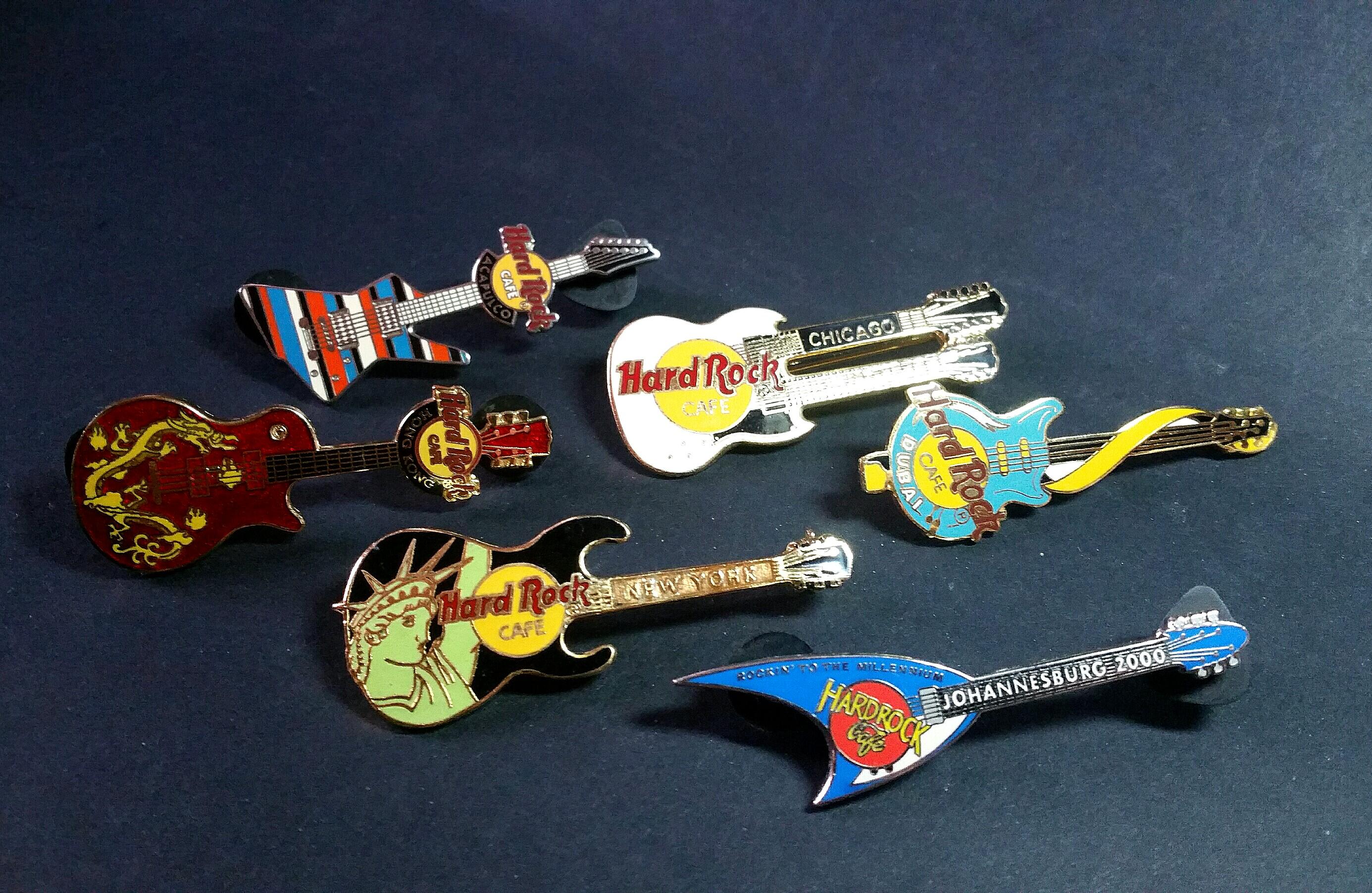 Hard Rock Cafe Guitar Pins Hobbies Toys Memorabilia Collectibles