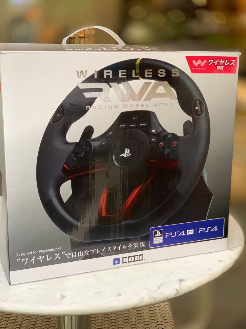 Hori wireless RWA Racing Wheel Apex, Video Gaming, Gaming Accessories ...