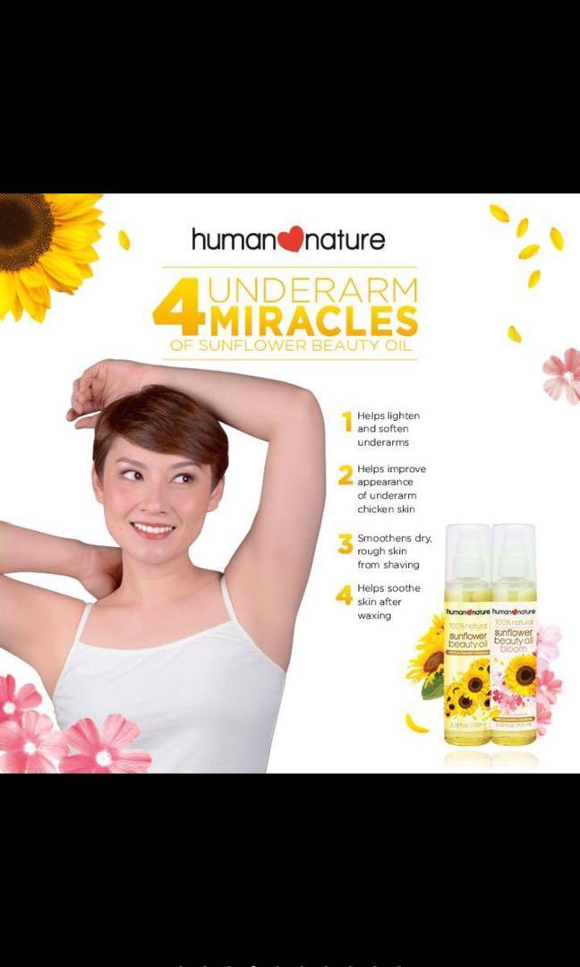 HUMAN ️ NATURE SUNFLOWER OIL, Beauty & Personal Care, Bath & Body, Body