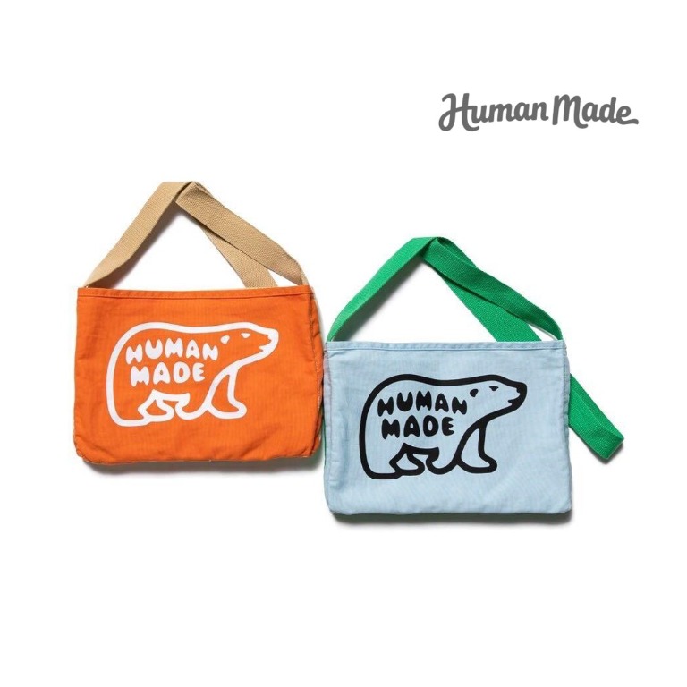 HUMAN MADE DUO COLOR PRINT SLING BAG
