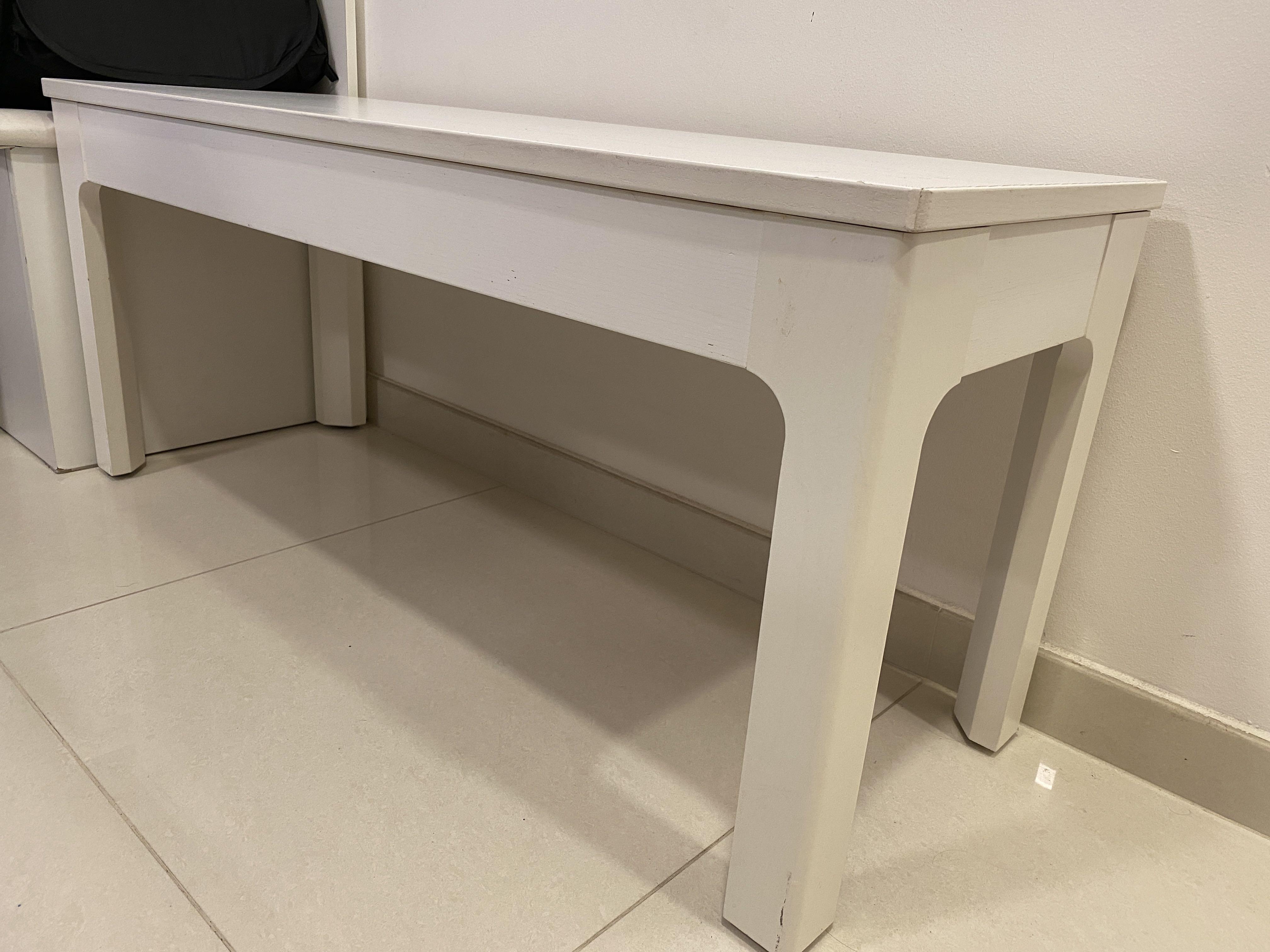 Ekedalen white bench 2025