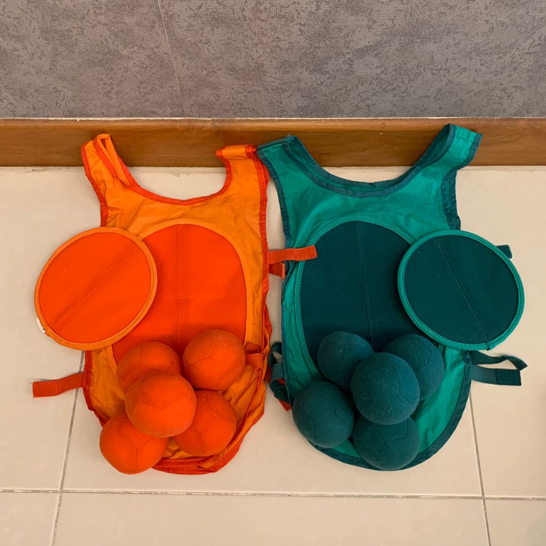 IKEA LUSTIGT Tag game with Velcro vest and balls, Hobbies & Toys, Toys