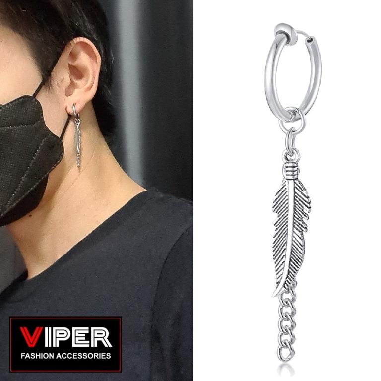 Long earrings for men online