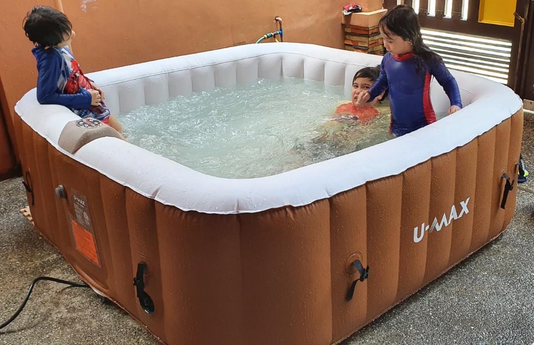 Inflatable hot tub jacuzzi, Babies & Kids, Bathing & Changing, Bathtub