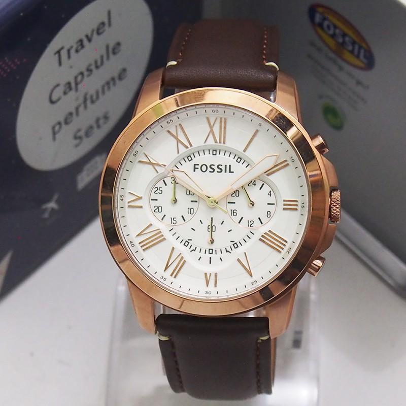 Jam tangan fossil grant chronograph 