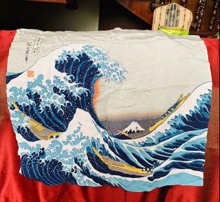 Japanese Great Wave Kanagawa Wall Tapestry Cloth Decor Painting From Japan