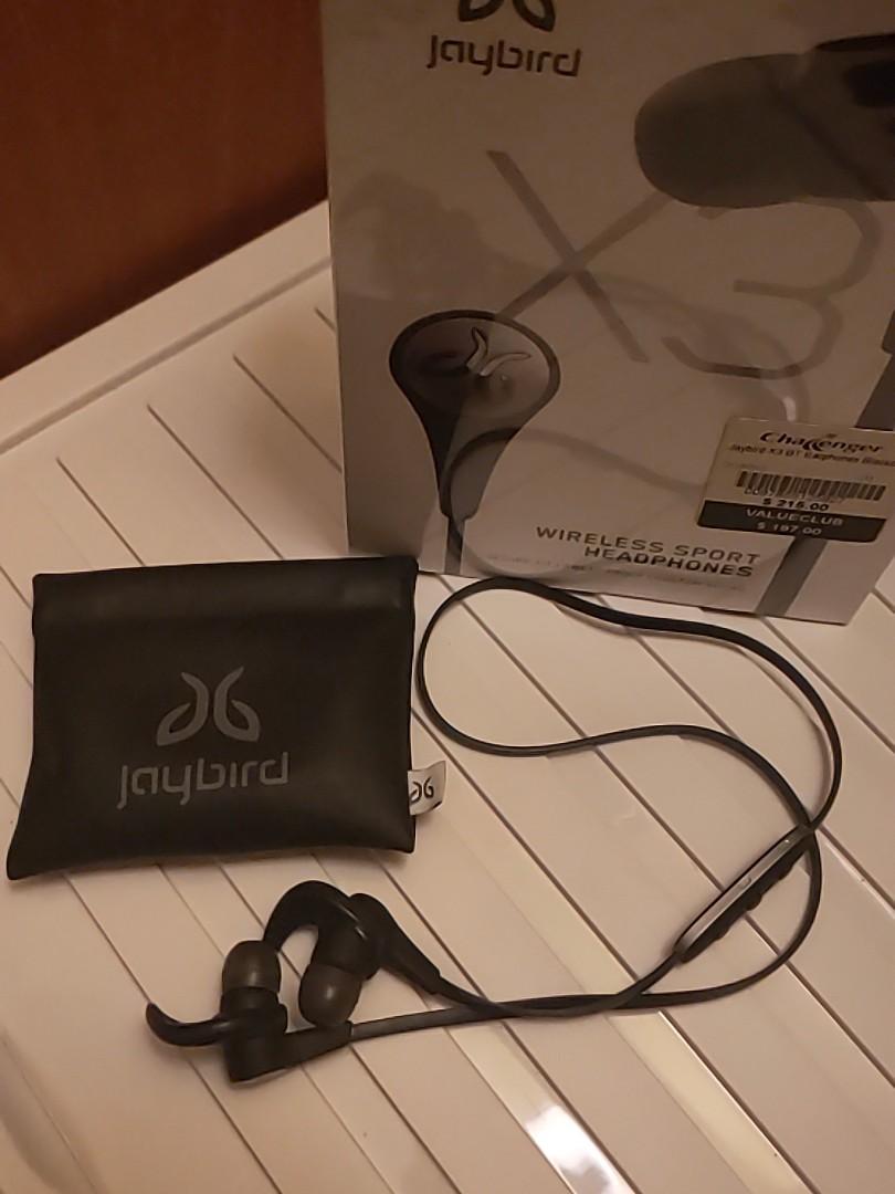 Jay bird X3 Wireless Sport Headphones Black