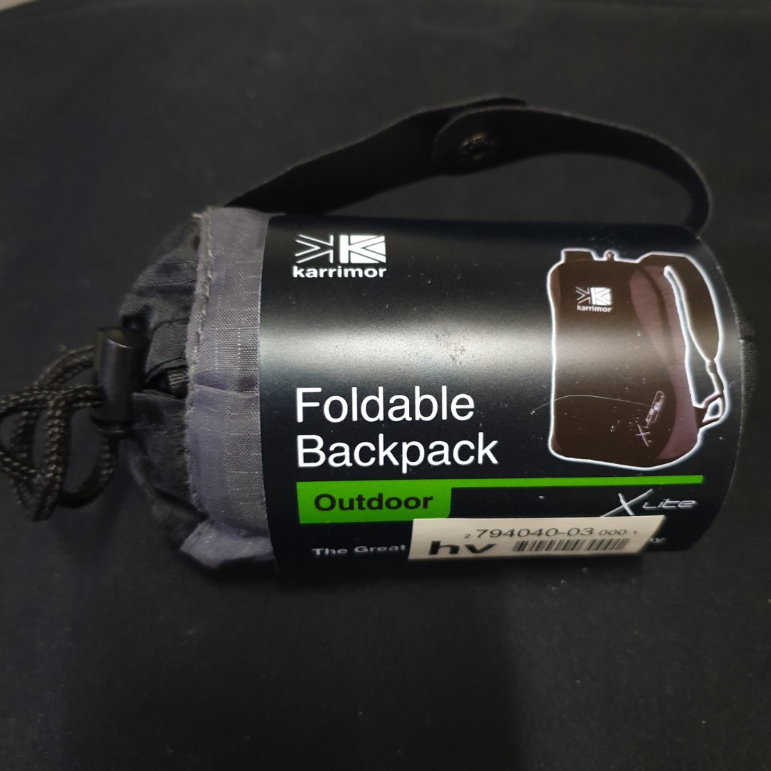 karrimor foldable backpack