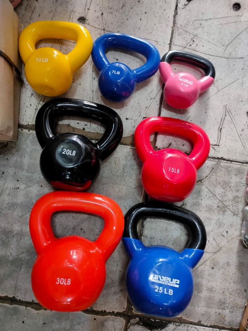 Kettlebell (Category: Weights & Dumbbells) located in Manila. Submitted by my_haru (Listing ID 1092367295, Image 1). Description: Brand New √√ KETTLEBELL: • 5lb - 300php • 7lb - 420php • 10lb - 600php • 15lb - 900php • 20lb - 1, 200php • 25lb - 1, 500php • 30lb - 1, 800 php Pm for inquiries..