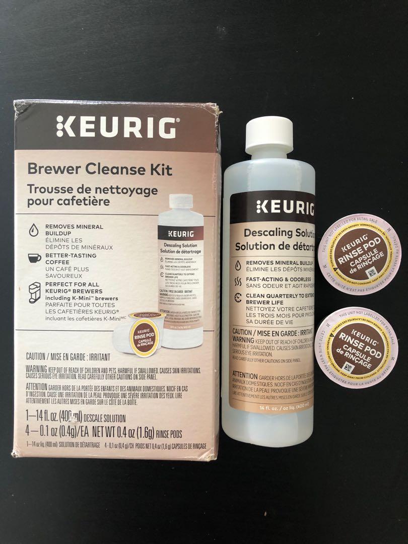 Keurig Brewer Cleanse Kit, Furniture & Home Living, Kitchenware & Tableware, Coffee & Tea