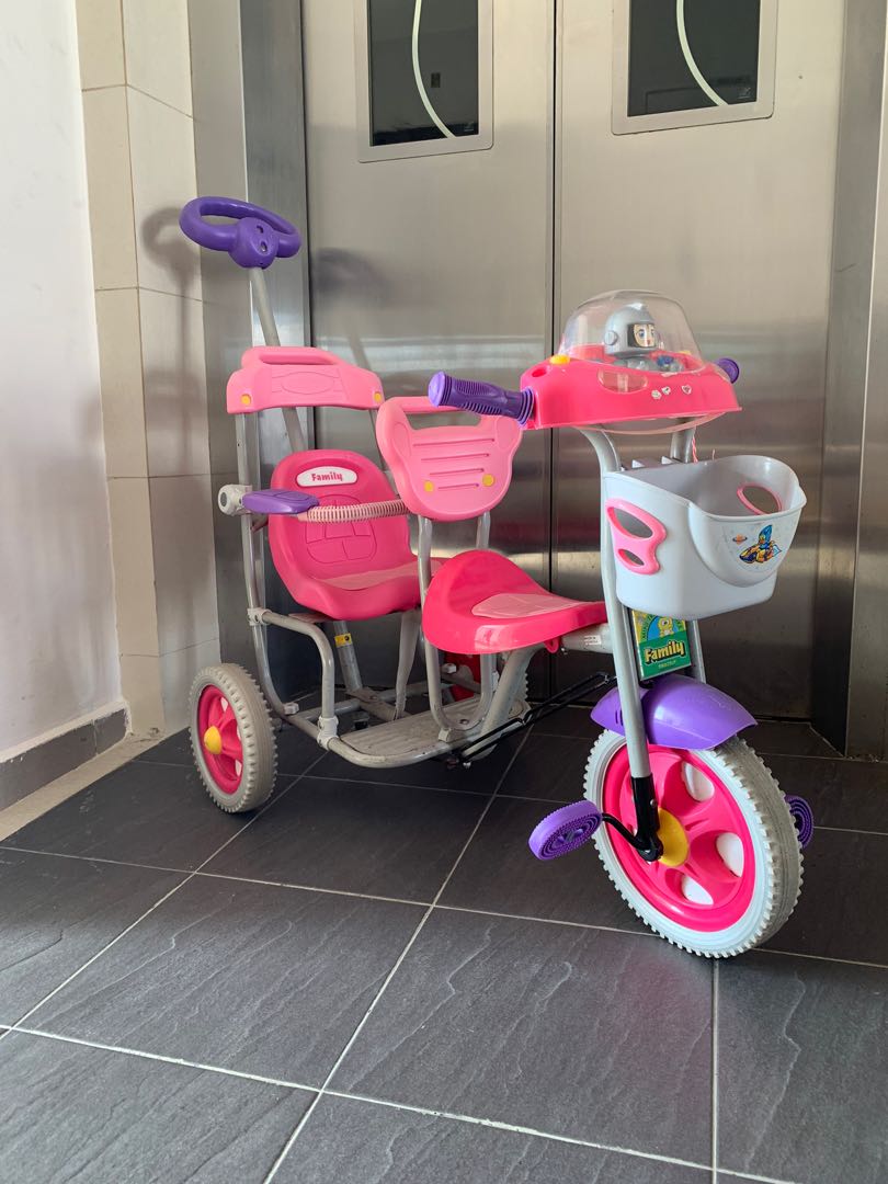 2 seater cycle for hot sale baby