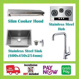Kitchen Package Cooker Hood / Hob / Sink / Tap