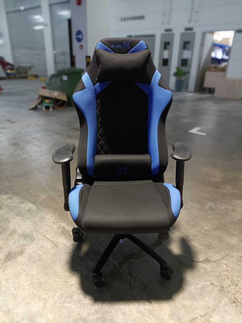 KX HERMES Professional Gaming Chair in BLACK BLUE Furniture Home Living Furniture Chairs on Carousell
