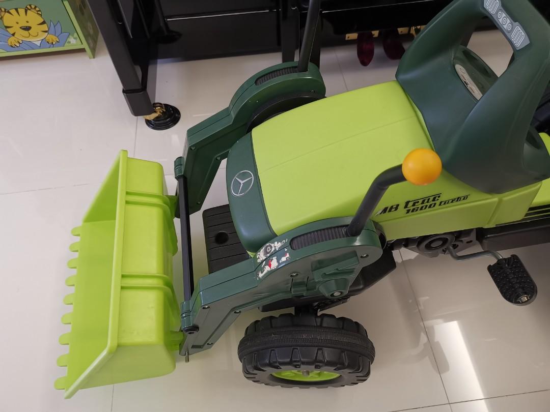 Large MB Trac Pedal Tractor with Adjustable Front Loader and Detachable