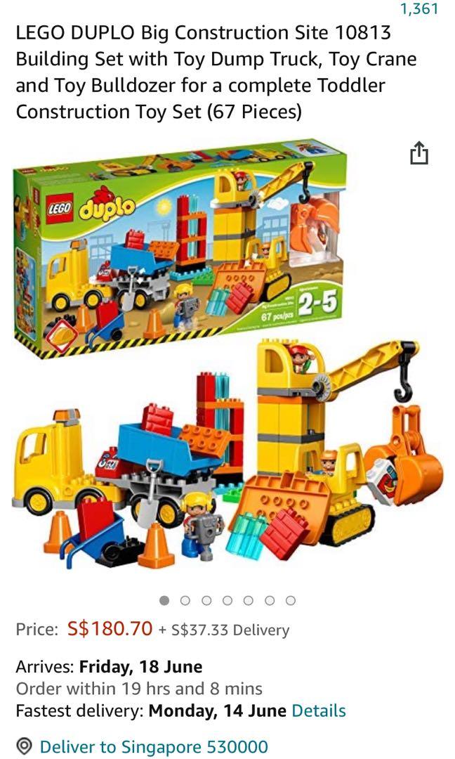 Lego duplo town big construction site sale 10813