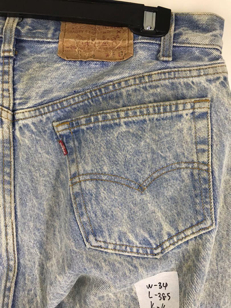 Levis 501 stone wash Men s Fashion Bottoms Jeans on Carousell