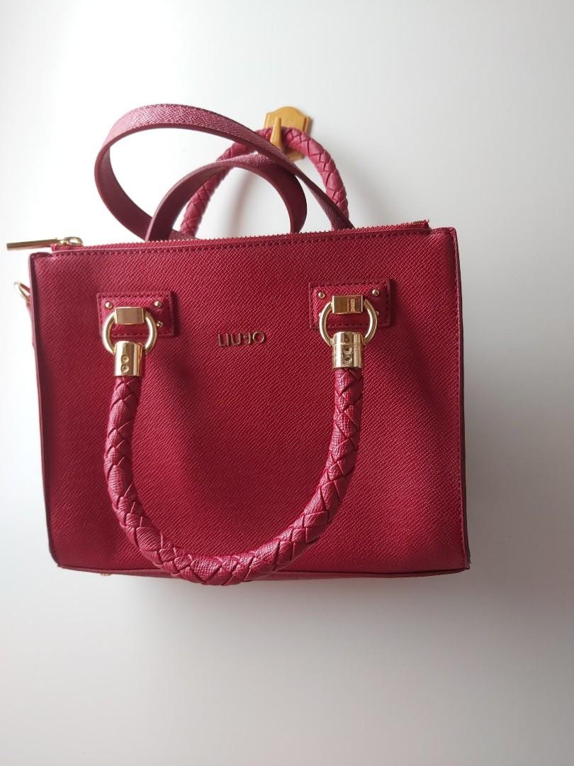 LIU JO RED HANDBAG Women s Fashion Bags Wallets Cross body Bags on Carousell
