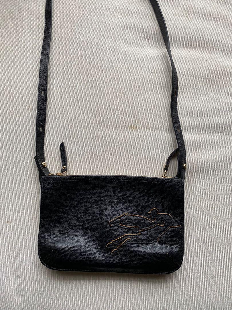 Longchamp Shop It Crossbody Bag in Black Luxury Bags Wallets
