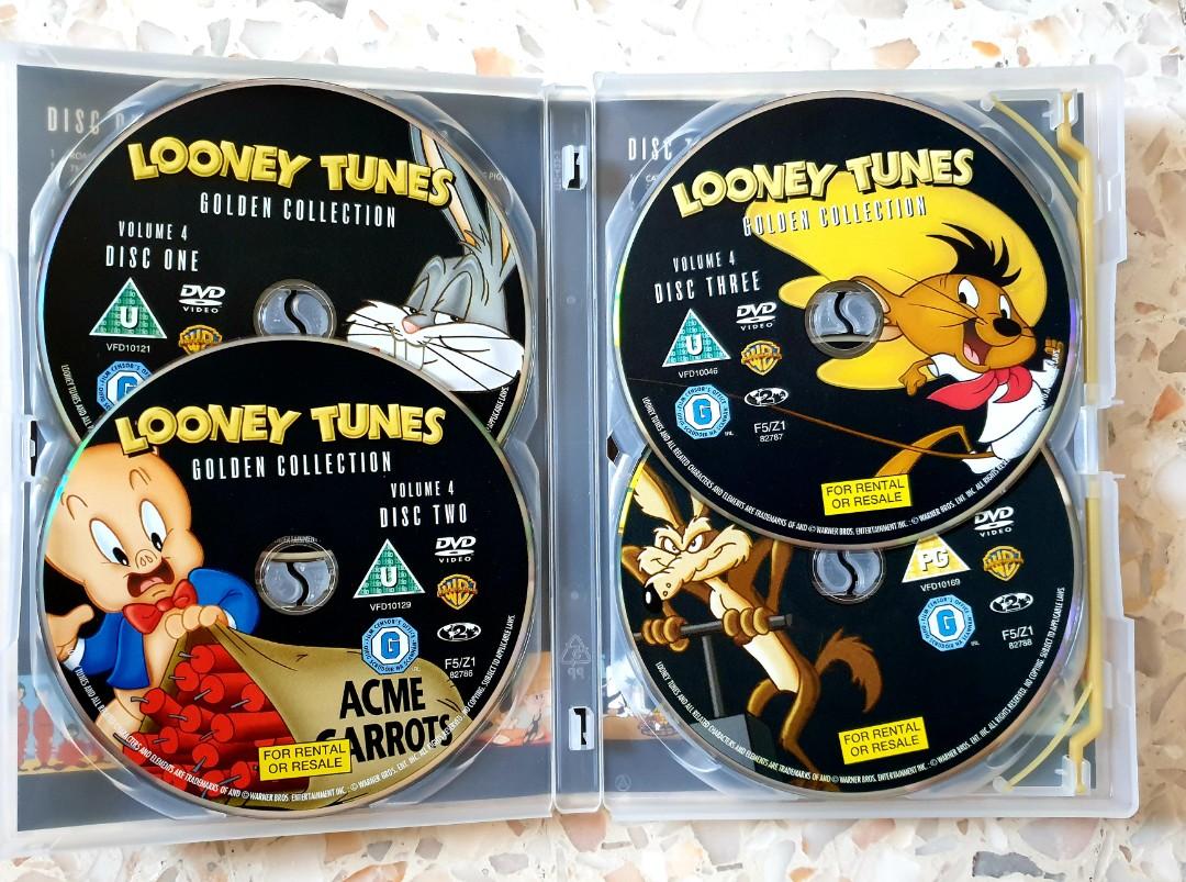 Looney Tunes Golden Collection 4Discs Original UK Release Dvd Boxset