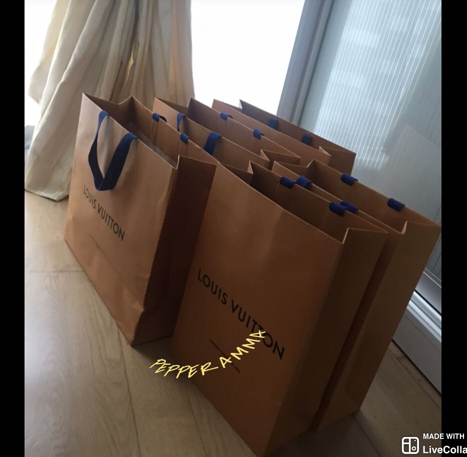LV Shopping Bags, Women's Fashion, Bags & Wallets, Tote Bags on