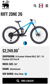 Marin Rift Zone (junior 24er), Sports Equipment, Bicycles u0026 Parts 