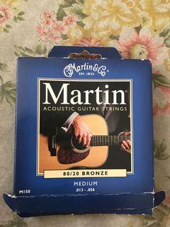 MARTIN ACOUSTIC GUITAR STRINGS 80/20 BRONZE .013-.056