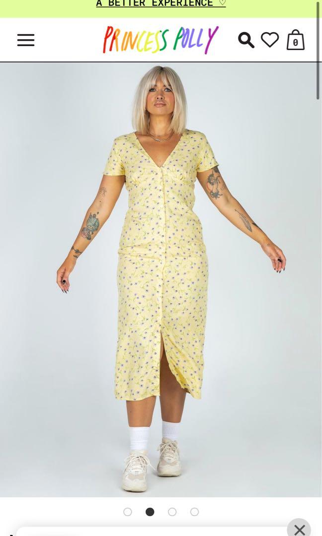 MOTEL MIDI DRESS LEMON DROP princess polly Women s Fashion Dresses Sets Dresses on Carousell