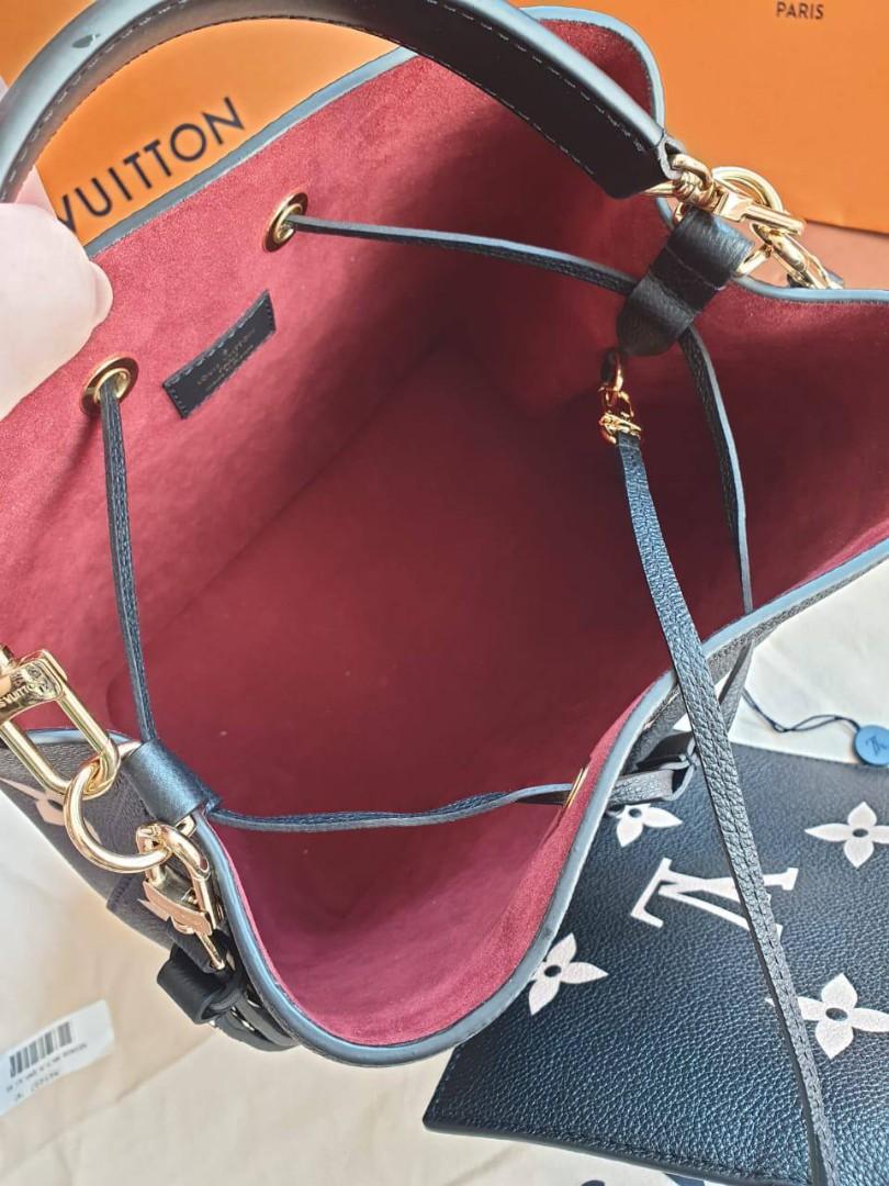 Neo noe Empreinte Black/Beige MM (sz : 26x26x17,5 cm) M45497, Barang Mewah,  Tas \u0026 Dompet di Carousell