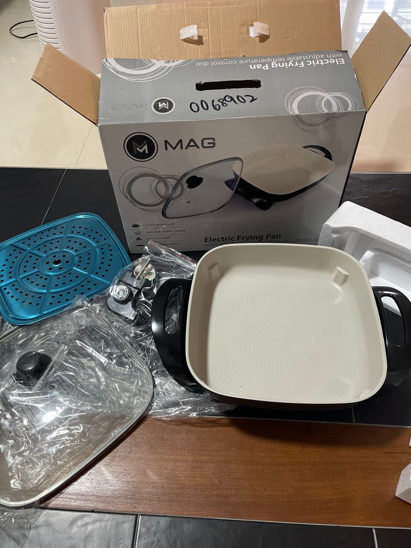 ceramic coated electric fry pan