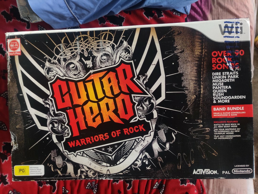 UNTESTED* Guitar Hero Wireless Drum Set Kit Activision Controller