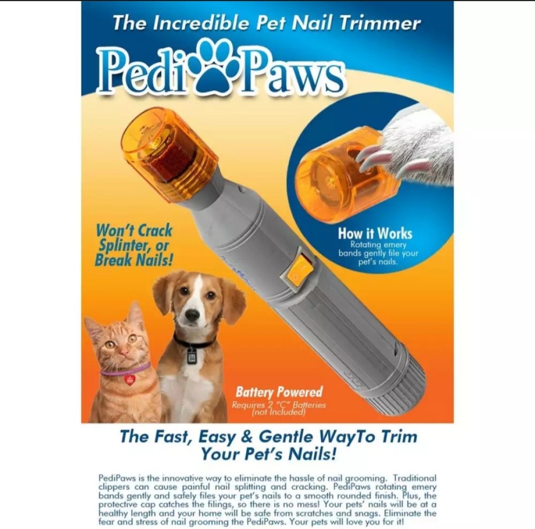 PediPaws Dogs Cats Automatic Electric Nail Trimmer Pet Supplies