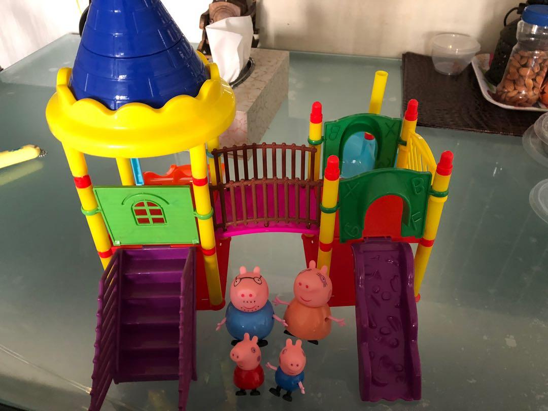 Peppa pig playground set., Hobbies & Toys, Toys & Games on Carousell