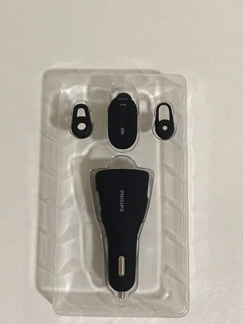 PHILIPS CAR CHARGER & BT HEADSET (Category: Headphones & Headsets) located in Pasay City. Submitted by kkalien (Listing ID 1092389800, Image 2). Description: ‼️BRAND NEW‼️ Original Philips Car kit Bluetooth Headset (SHB1801P) ▪️Bluetooth 4.1;HD sound quality;smart compatibility. ▪️Wireless charging;Engineering design;2.4A fast charge. ▪️USB micro charging;connect with 2 Bluetooth devices in same time. The shipping fee would be shouldered by the b