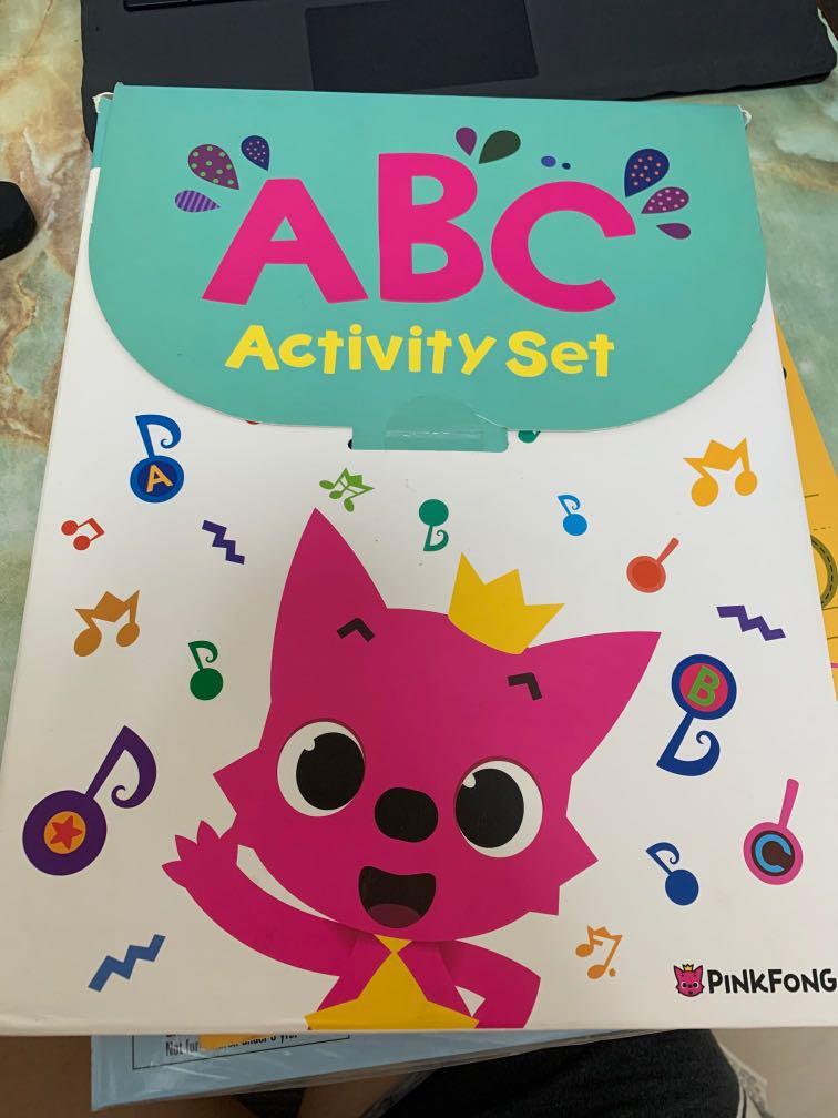 Pink Fong ABC Activity Set, Hobbies & Toys, Books & Magazines, Children