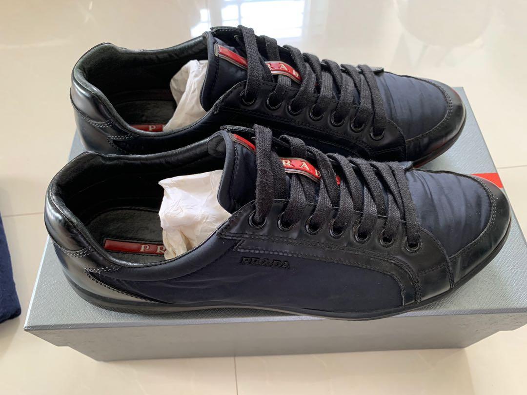 PRADA (Category: Casual shoes) located in Singapore. Submitted by levine0921 (Listing ID 1092394637, Image 2). Description: A whole set Rarely wear.