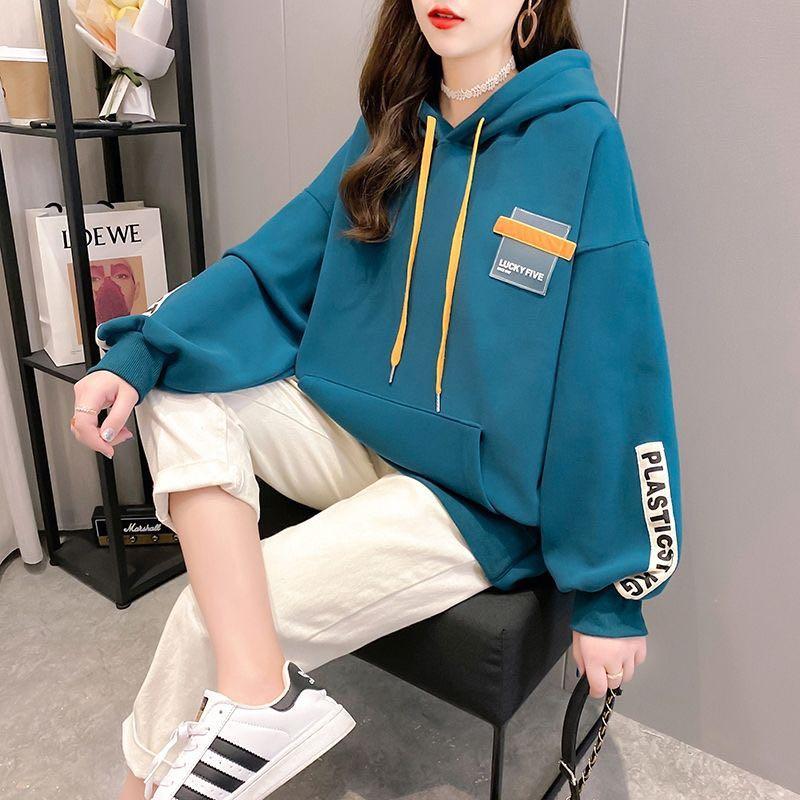 PREORDER] Women Plus Size Korean Style Women's Hooded Sweater hoodie, Women's  Fashion, Coats, Jackets and Outerwear on Carousell