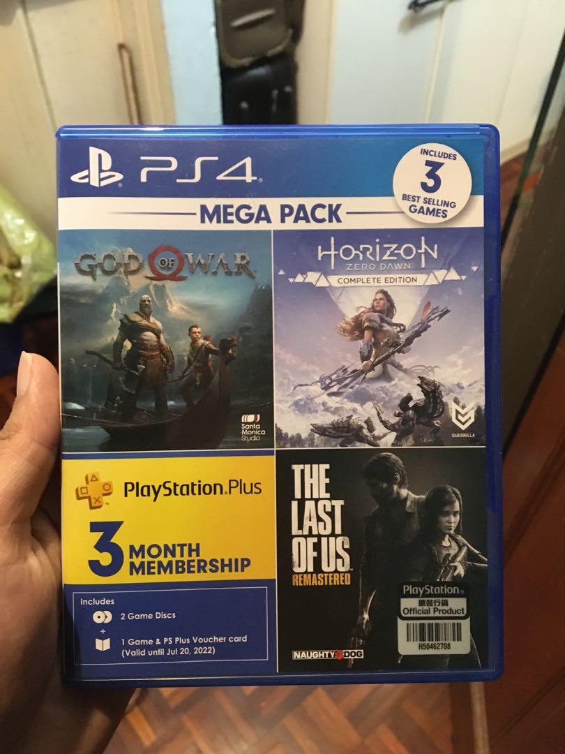 Ps4 god of war horizon last of us bundle store