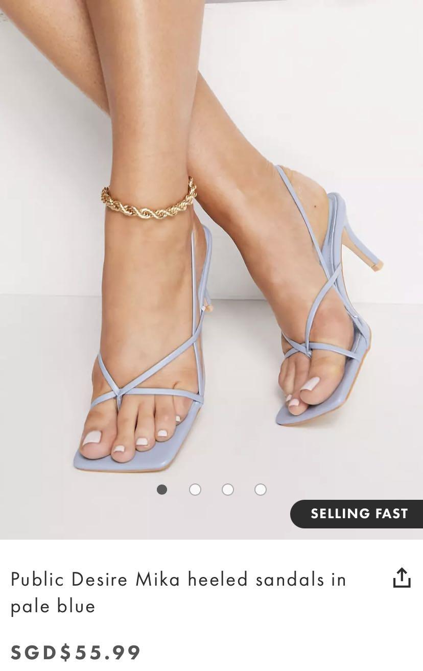 Public desire clearance heeled sandals