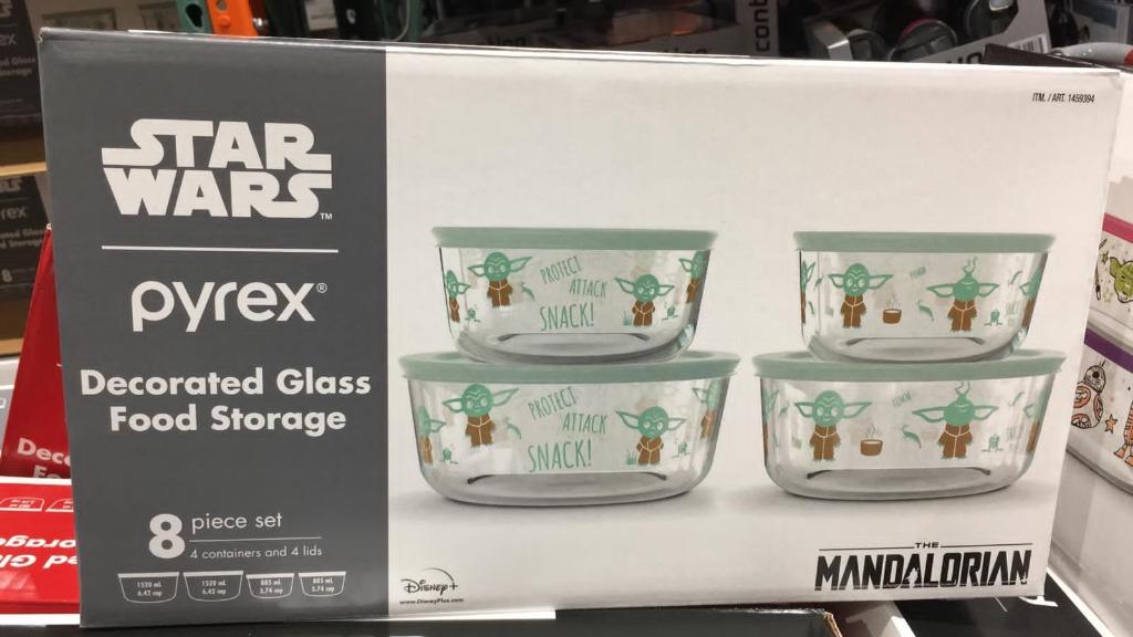 Brand New Pyrex x Disney Star Wars 10 Piece Glass Food Storage Set Cute  Kawaii