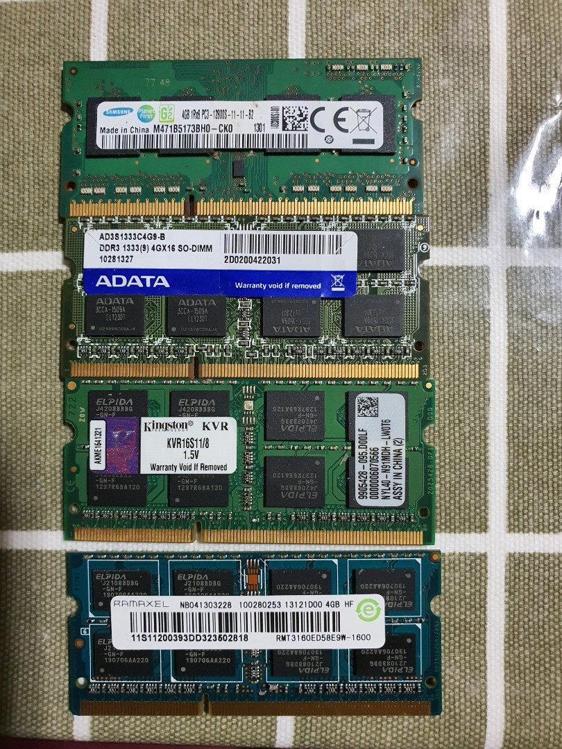 RAM for sale, Computers & Tech, Parts & Accessories, Computer Parts on ...