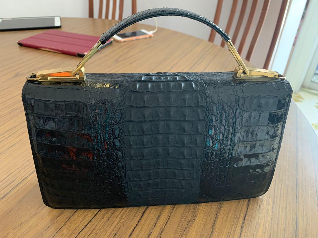 Real deals crocodile bag