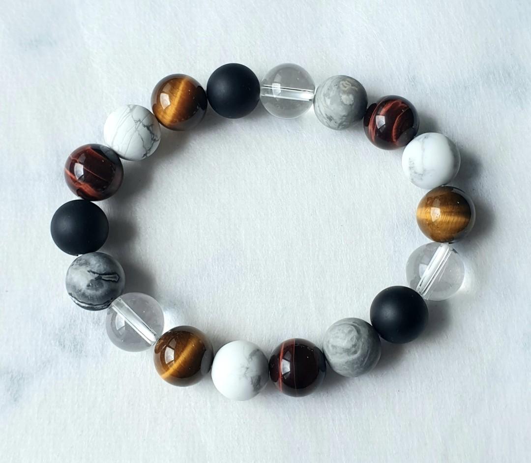 Red howlite bracelet store