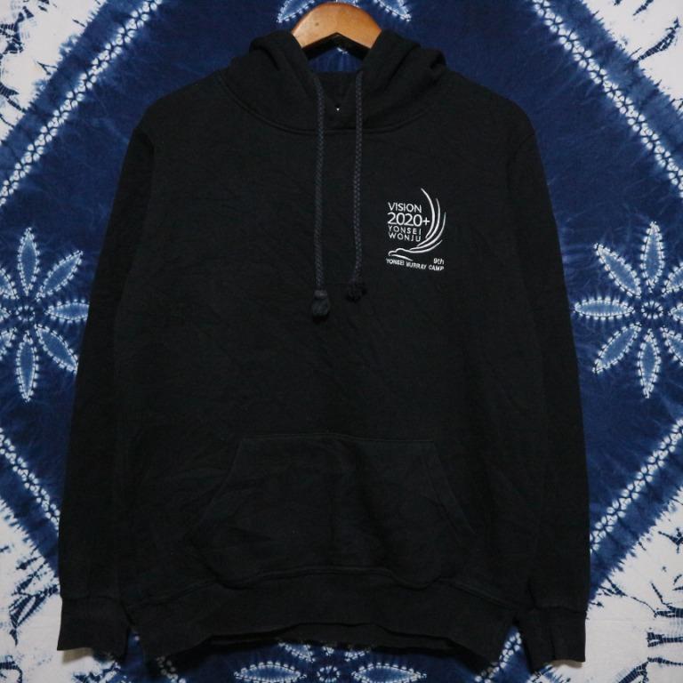 Regia Yonsei University Hoodie Fesyen Pria Pakaian Baju Luaran