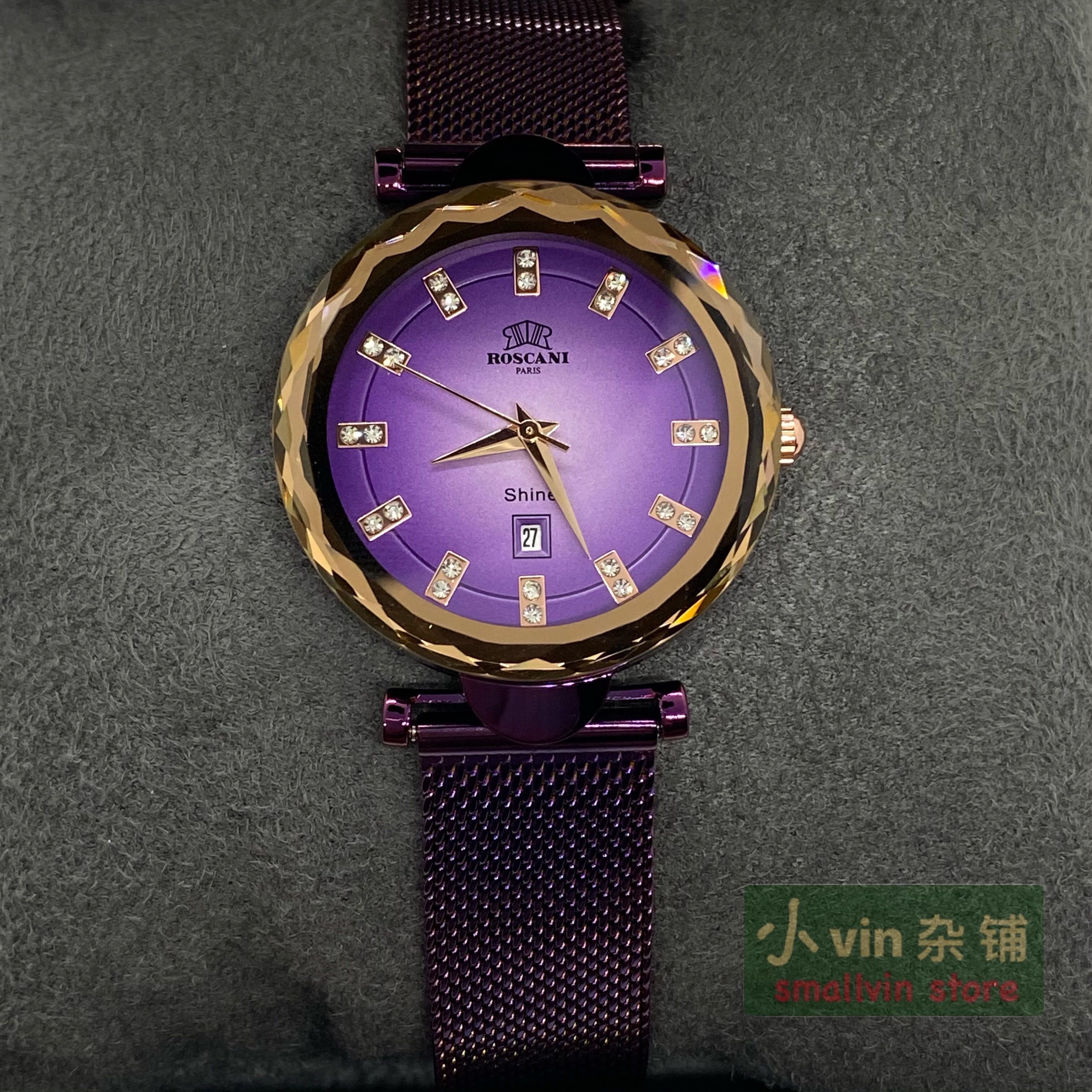 Roscani watch sales rose gold