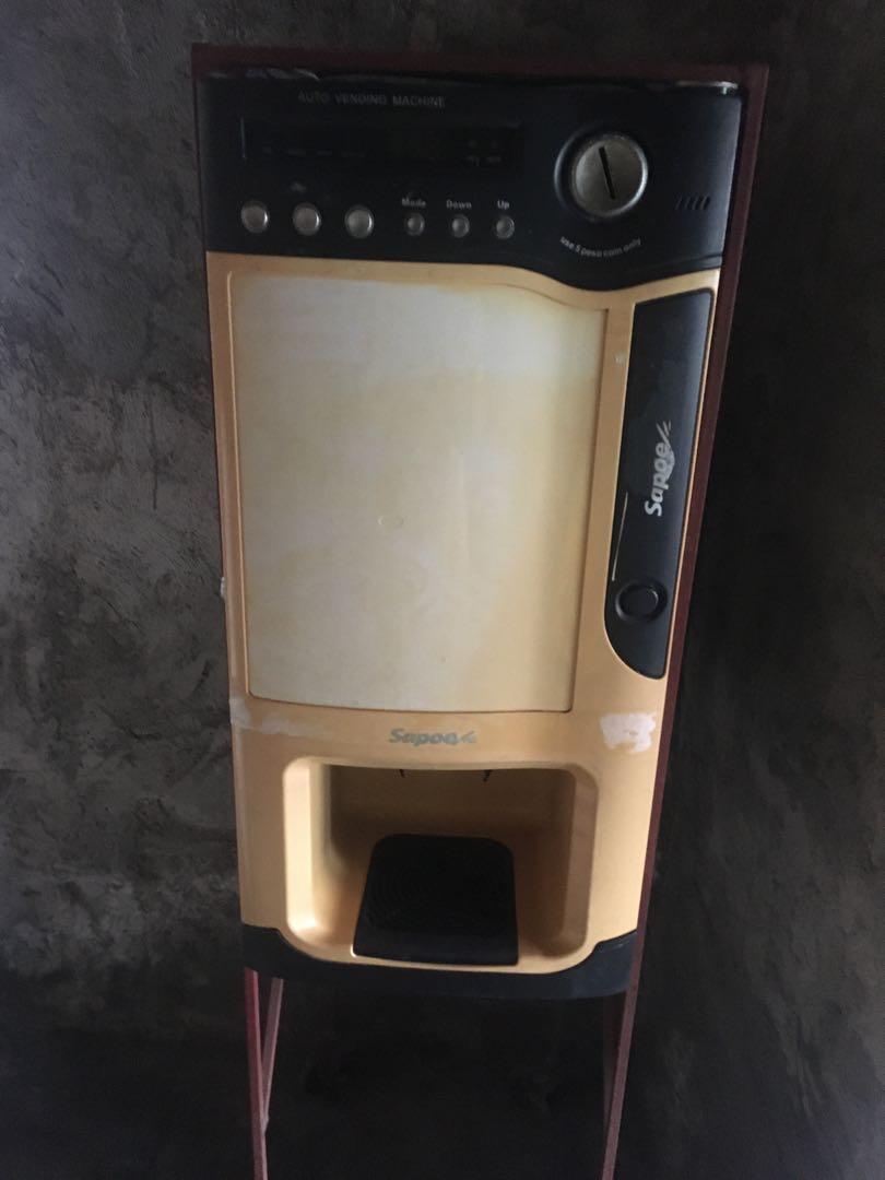 SapoeCoffeeVendingMachine original price 13,500 selling 6500, TV