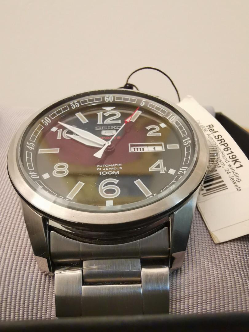 Seiko 5 Sports 100M Automatic SRP619K1 Men s Fashion Watches